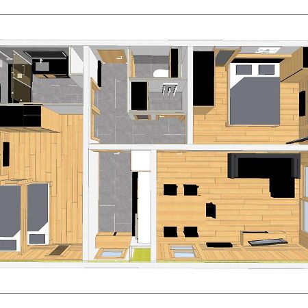 Appartement Familial Au Pied De La Telecabine 4* Saint-Gervais-les-Bains Kültér fotó